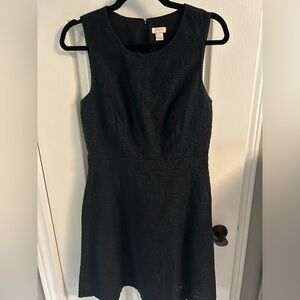 J Crew Jacquard Black Dress - Size 6
